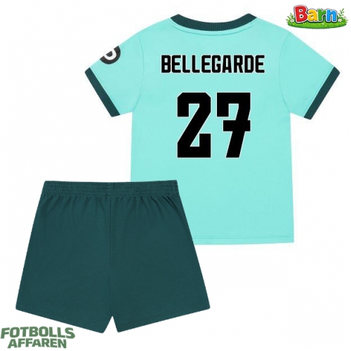 Wolves Jean-Ricner Bellegarde #27 Bortaställ Barn 2025-26 Kortärmad (+ Korta byxor)